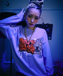 GALFY | 【GALFY/ガルフィー】わんわん落書きロングスリーブTシャツ(Tシャツ/カットソー)