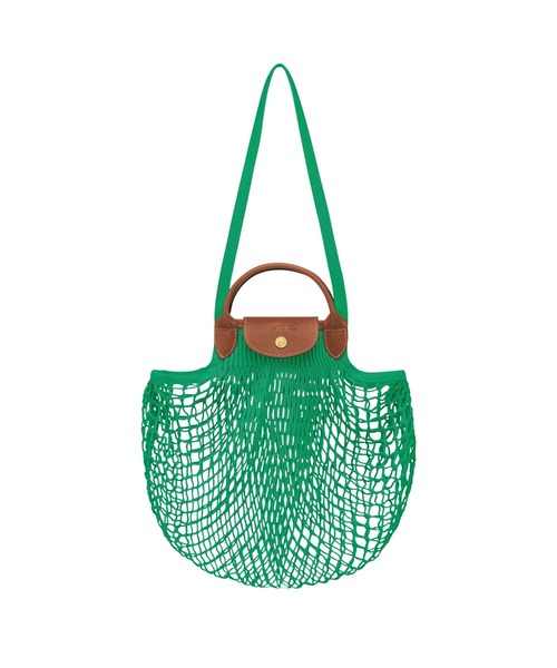 LONGCHAMP（ロンシャン）の「Le Pliage Filet ショルダーバッグ M（ショルダーバッグ・レディース・グリーン/ホワイト/レッド/ピンク/イエロー/オレンジ/ネイビー/ベビーピンク/ブラック・FREE）」の3枚目の写真