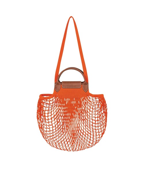 LONGCHAMP（ロンシャン）の「Le Pliage Filet ショルダーバッグ M（ショルダーバッグ・レディース・グリーン/ホワイト/レッド/ピンク/イエロー/オレンジ/ネイビー/ベビーピンク/ブラック・FREE）」の12枚目の写真