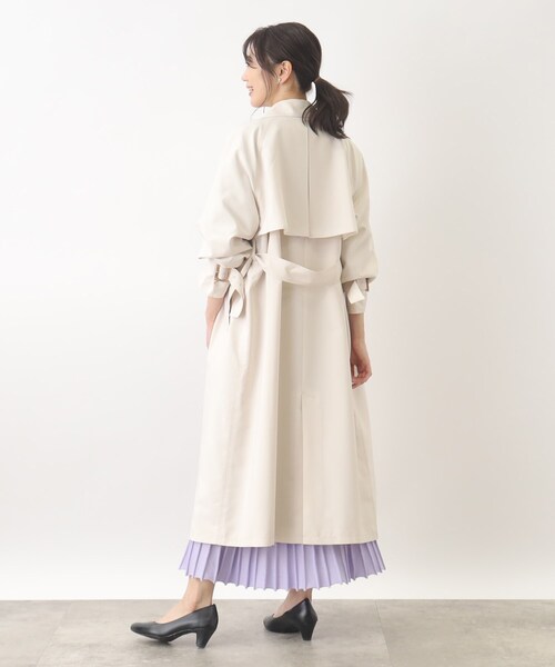 grove（グローブ）の「◆【撥水機能】気軽にサッと羽織れる軽さのあるトレンチコート（トレンチコート・レディース・ベージュ/アイボリー/ブラック・01/02/03/04/05）」の17枚目の写真
