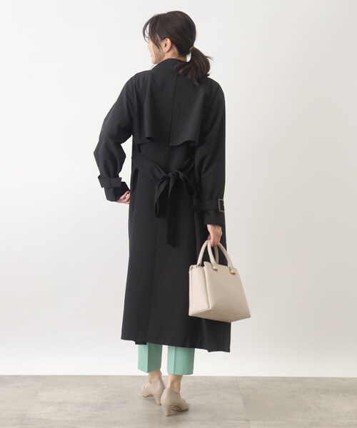 grove（グローブ）の「◆【撥水機能】気軽にサッと羽織れる軽さのあるトレンチコート（トレンチコート・レディース・ベージュ/アイボリー/ブラック・01/02/03/04/05）」の10枚目の写真