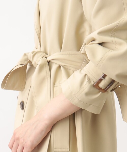 grove（グローブ）の「◆【撥水機能】気軽にサッと羽織れる軽さのあるトレンチコート（トレンチコート・レディース・ベージュ/アイボリー/ブラック・01/02/03/04/05）」の6枚目の写真