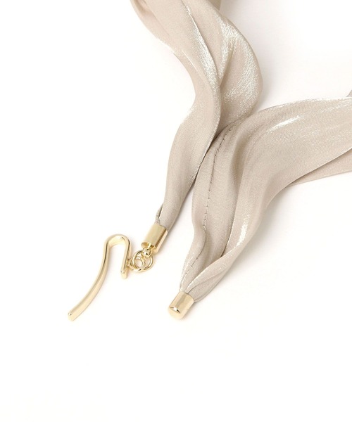 LEPSIM（レプシィム）の「シフォングルグルワイヤー　180232（その他ヘアアクセサリー・レディース・ベージュ/カーキ/ブラウン・ONE SIZE）」の5枚目の写真