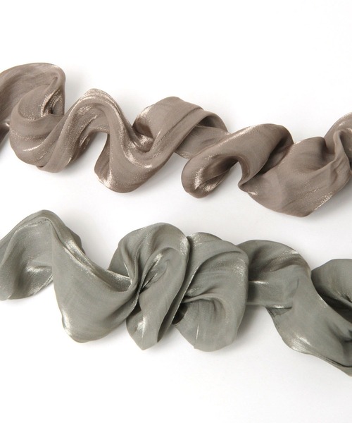 LEPSIM（レプシィム）の「シフォングルグルワイヤー　180232（その他ヘアアクセサリー・レディース・ベージュ/カーキ/ブラウン・ONE SIZE）」の7枚目の写真