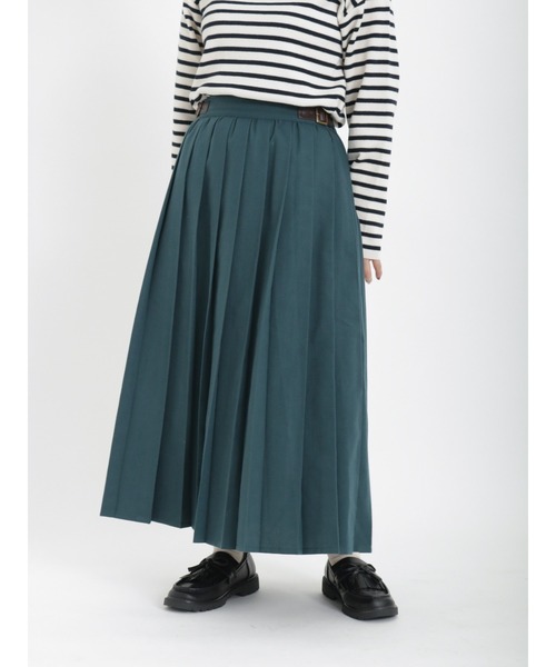 Samansa Mos2（サマンサ モスモス）の「柄アソートプリーツスカート（スカート・レディース・モカ/ネイビー/グリーン/レッド/オフホワイト・ﾌﾘ-）」の20枚目の写真