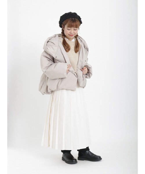 Samansa Mos2（サマンサ モスモス）の「柄アソートプリーツスカート（スカート・レディース・モカ/ネイビー/グリーン/レッド/オフホワイト・ﾌﾘ-）」の6枚目の写真