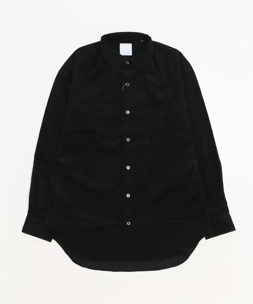 BRICK & SONS(ブリックアンドサンズ)の「リラックスワイドヨークシャツ<ブラック>(シャツ/ブラウス・メンズ・ブラック・XS/S/M/L/LL)」の1枚目の写真
