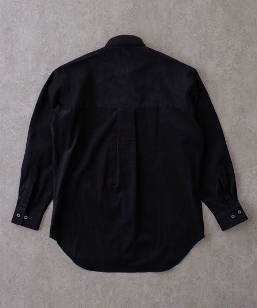 BRICK & SONS(ブリックアンドサンズ)の「リラックスワイドヨークシャツ<ブラック>(シャツ/ブラウス・メンズ・ブラック・XS/S/M/L/LL)」の3枚目の写真