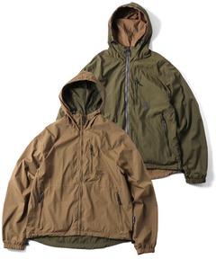 リバーシブルナイロンフードジャケット