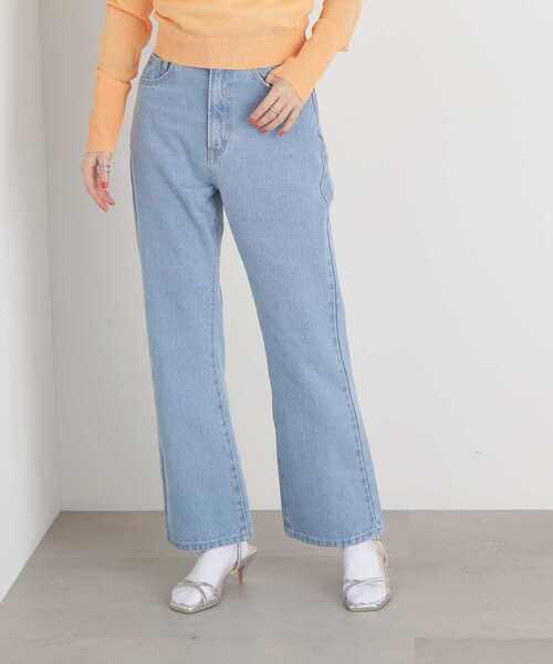 N.（N. Natural Beauty Basic）（エヌエヌナチュラルビューティーベーシック）の「【S Size Line】◆ナチュラルフレアデニムⅡ（デニムパンツ・レディース・ダークブルー/ワンウォッシュ/ライトブルー・SMALL/MEDIUM）」の18枚目の写真