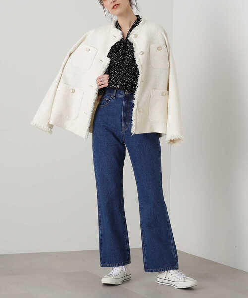 N.（N. Natural Beauty Basic）（エヌエヌナチュラルビューティーベーシック）の「【S Size Line】◆ナチュラルフレアデニムⅡ（デニムパンツ・レディース・ダークブルー/ワンウォッシュ/ライトブルー・SMALL/MEDIUM）」の22枚目の写真