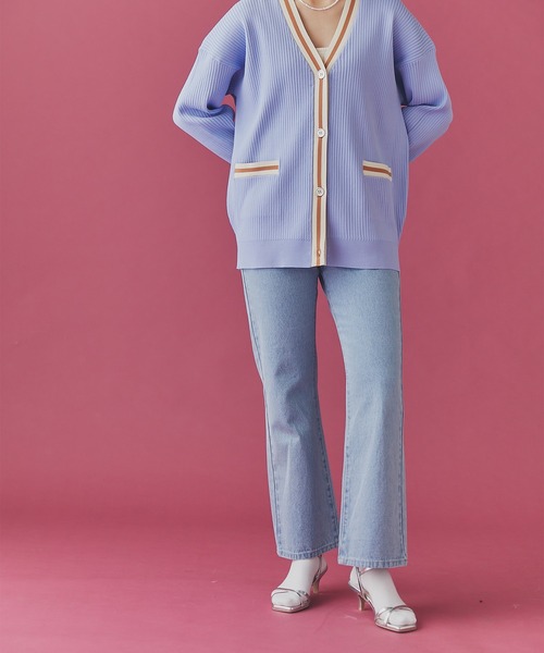 N.（N. Natural Beauty Basic）（エヌエヌナチュラルビューティーベーシック）の「【S Size Line】◆ナチュラルフレアデニムⅡ（デニムパンツ・レディース・ダークブルー/ワンウォッシュ/ライトブルー・SMALL/MEDIUM）」の2枚目の写真