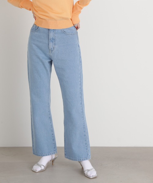 N.（N. Natural Beauty Basic）（エヌエヌナチュラルビューティーベーシック）の「【S Size Line】◆ナチュラルフレアデニムⅡ（デニムパンツ・レディース・ダークブルー/ワンウォッシュ/ライトブルー・SMALL/MEDIUM）」の12枚目の写真