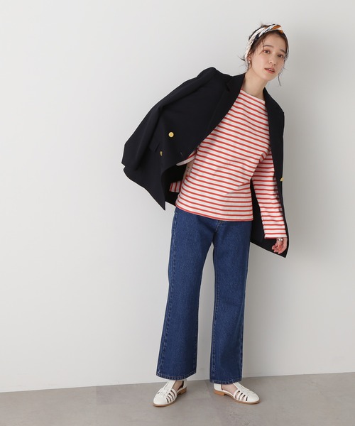 N.（N. Natural Beauty Basic）（エヌエヌナチュラルビューティーベーシック）の「【S Size Line】◆ナチュラルフレアデニムⅡ（デニムパンツ・レディース・ダークブルー/ワンウォッシュ/ライトブルー・SMALL/MEDIUM）」の9枚目の写真