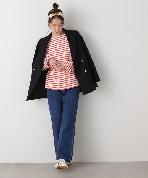 N.（N. Natural Beauty Basic）（エヌエヌナチュラルビューティーベーシック）の「【S Size Line】◆ナチュラルフレアデニムⅡ（デニムパンツ・レディース・ダークブルー/ワンウォッシュ/ライトブルー・SMALL/MEDIUM）」の6枚目の写真