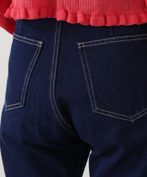 N.（N. Natural Beauty Basic）（エヌエヌナチュラルビューティーベーシック）の「【S Size Line】◆ナチュラルフレアデニムⅡ（デニムパンツ・レディース・ダークブルー/ワンウォッシュ/ライトブルー・SMALL/MEDIUM）」の10枚目の写真