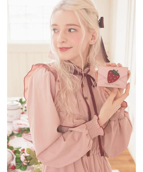 完売品♡Maison de FLUER いちご巾着＋カードケース 初代ver メゾン ド フルール Maison de FLEUR イチゴレターカードケース