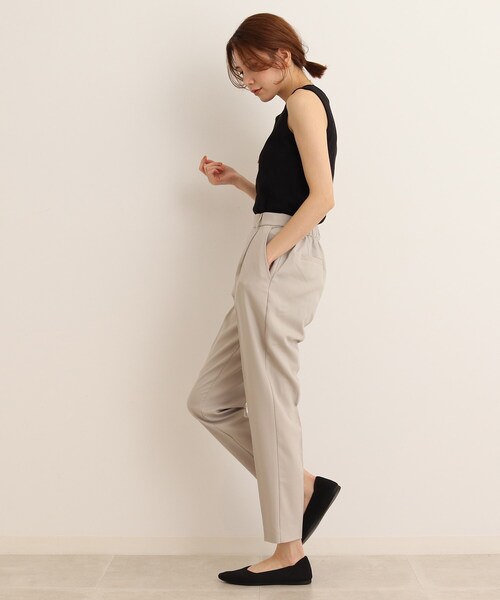 SHOO・LA・RUE（シューラルー）の「◆細リブ タンクトップ（タンクトップ・レディース・ホワイト系/ブラック/チャコールグレー・02/03/04）」の11枚目の写真