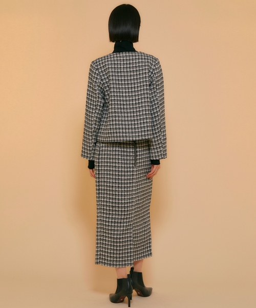 ReNorm（リノーム）の「チェックツイードスカート（スカート・レディース・チェック・M/S）」の4枚目の写真