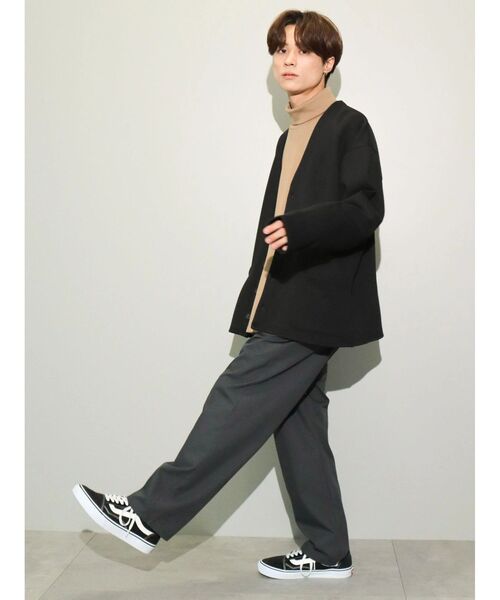 CRAFT STANDARD BOUTIQUE（クラフトスタンダードブティック）の「裏毛カーディガン（カーディガン/ボレロ・メンズ・ブラック/杢グレー/ホワイト系その他・M/L/XL）」の11枚目の写真