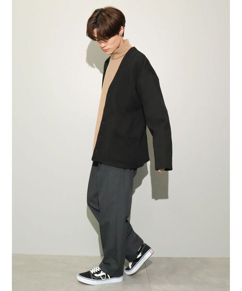 CRAFT STANDARD BOUTIQUE（クラフトスタンダードブティック）の「裏毛カーディガン（カーディガン/ボレロ・メンズ・ブラック/杢グレー/ホワイト系その他・M/L/XL）」の12枚目の写真