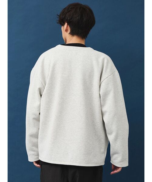 CRAFT STANDARD BOUTIQUE（クラフトスタンダードブティック）の「裏毛カーディガン（カーディガン/ボレロ・メンズ・ブラック/杢グレー/ホワイト系その他・M/L/XL）」の17枚目の写真