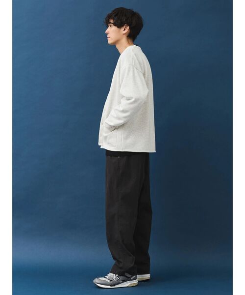 CRAFT STANDARD BOUTIQUE（クラフトスタンダードブティック）の「裏毛カーディガン（カーディガン/ボレロ・メンズ・ブラック/杢グレー/ホワイト系その他・M/L/XL）」の19枚目の写真