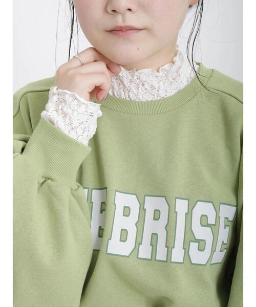 Samansa Mos2（サマンサ モスモス）の「◎花柄レースジャカードメローカットソー（Tシャツ/カットソー・レディース・オフホワイト/ブラック・ﾌﾘ-）」の5枚目の写真