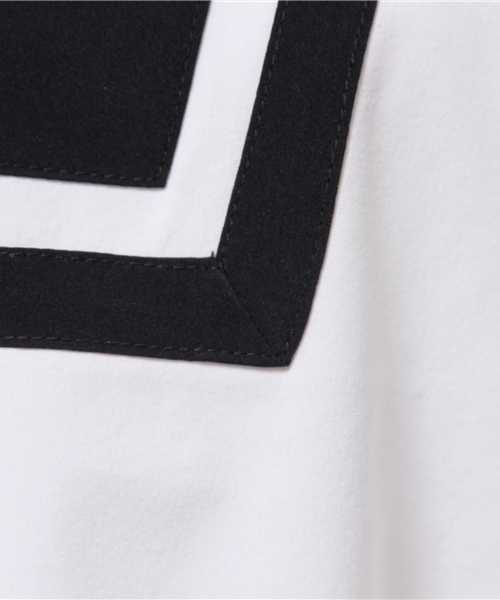 mystic（ミスティック）の「セーラーカラーブラウス（シャツ/ブラウス・レディース・グレー/オフホワイト・ﾌﾘ-）」の10枚目の写真