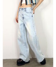 EMODA | カットフリンジルーズジーンズ(デニムパンツ)