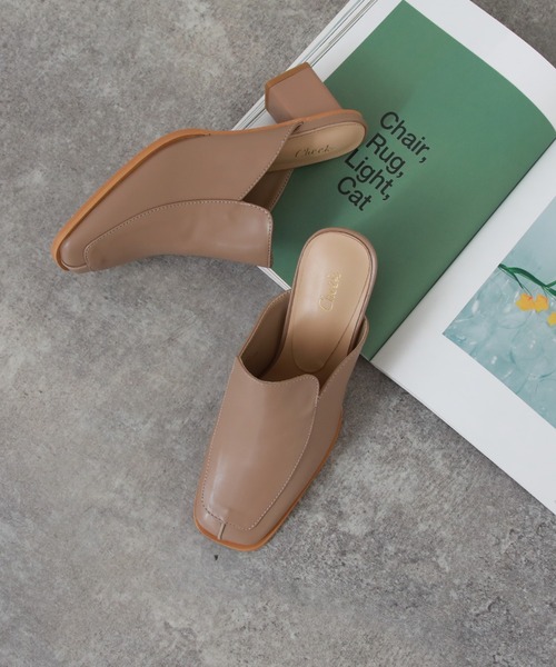 Cheek（チーク）の「ローファーデザインサボ（ローファー・レディース・ブラック/ベージュ・SMALL/LARGE/MEDIUM）」の2枚目の写真