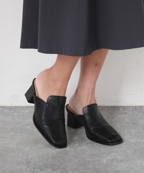 Cheek（チーク）の「ローファーデザインサボ（ローファー・レディース・ブラック/ベージュ・SMALL/LARGE/MEDIUM）」の7枚目の写真