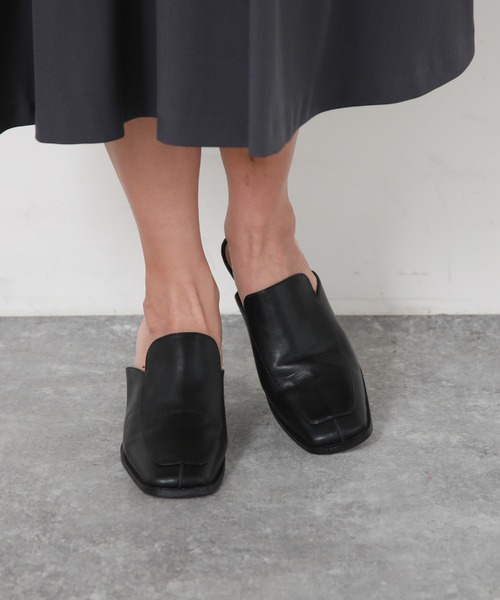 Cheek（チーク）の「ローファーデザインサボ（ローファー・レディース・ブラック/ベージュ・SMALL/LARGE/MEDIUM）」の8枚目の写真