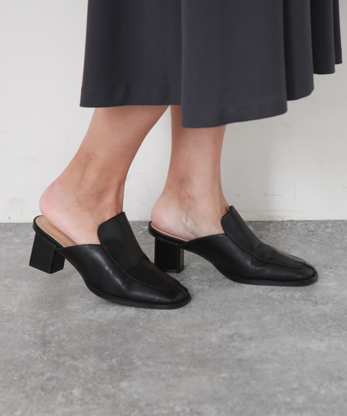 Cheek（チーク）の「ローファーデザインサボ（ローファー・レディース・ブラック/ベージュ・SMALL/LARGE/MEDIUM）」の9枚目の写真