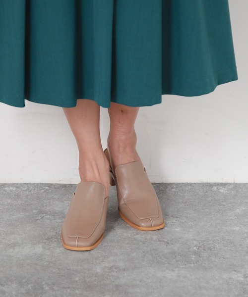 Cheek（チーク）の「ローファーデザインサボ（ローファー・レディース・ブラック/ベージュ・SMALL/LARGE/MEDIUM）」の12枚目の写真