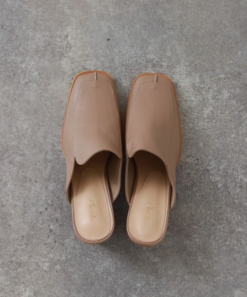 Cheek（チーク）の「ローファーデザインサボ（ローファー・レディース・ブラック/ベージュ・SMALL/LARGE/MEDIUM）」の16枚目の写真