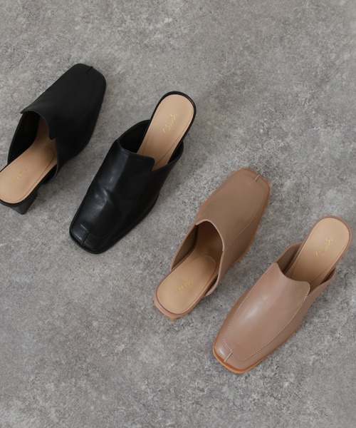 Cheek（チーク）の「ローファーデザインサボ（ローファー・レディース・ブラック/ベージュ・SMALL/LARGE/MEDIUM）」の5枚目の写真