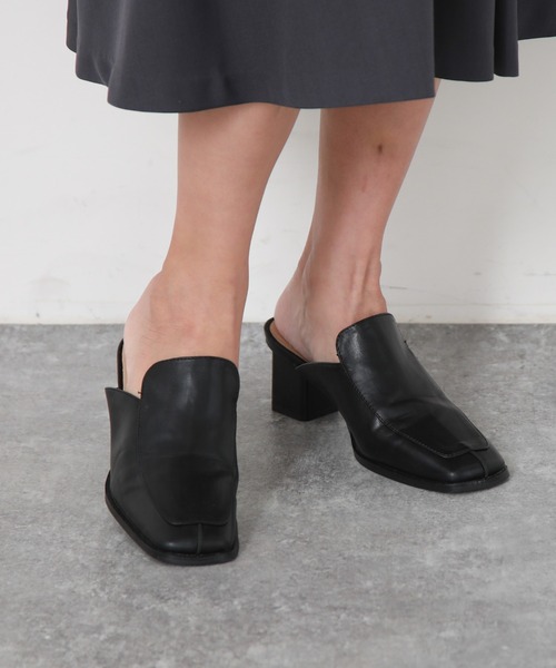 Cheek（チーク）の「ローファーデザインサボ（ローファー・レディース・ブラック/ベージュ・SMALL/LARGE/MEDIUM）」の6枚目の写真