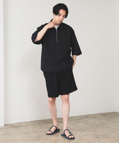 【半額】BEAMSGOLF ネイビー ハーフジップシャツ 半額】BEAMSGOLF ネイビー ハーフジップシャツ 半額】BEAMSGOLF