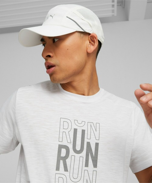 PUMA(プーマ)の「PUMA プーマ ユニセックス ランニング ライトウェイト ランナー キャップ(キャップ・メンズ・ピンク/ライム/ホワイト/ブラック・フリー)」の2枚目の写真