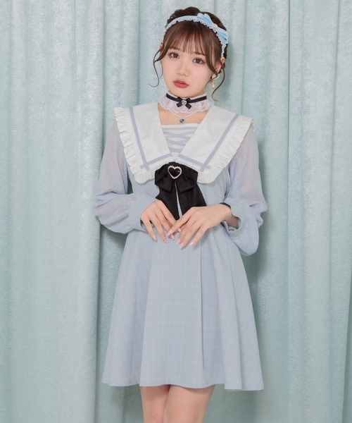 ROJITA（ロジータ）の「パール付きリボンレースカチューシャ（カチューシャ・レディース・マルチ/ブルー/ブラック・FREE）」の12枚目の写真