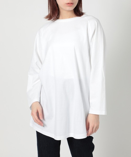 United Athle（ユナイテッドアスレ）の「【United Athle】3/4 raglan sleeve t-shirt / ラグランスリーブTシャツ 七分丈 ロンT リンガー 5045（Tシャツ/カットソー・メンズ・ホワイト/ブラック/ホワイト×ネイビー/ブラック×グレー/ホワイト×ブラック・M/L/XL/S）」の2枚目の写真