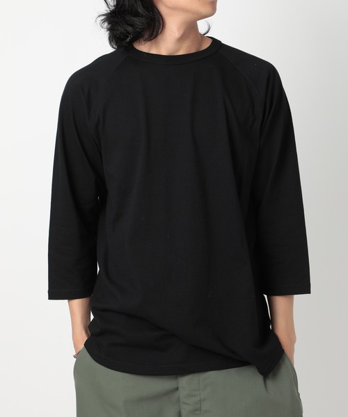 United Athle（ユナイテッドアスレ）の「【United Athle】3/4 raglan sleeve t-shirt / ラグランスリーブTシャツ 七分丈 ロンT リンガー 5045（Tシャツ/カットソー・メンズ・ホワイト/ブラック/ホワイト×ネイビー/ブラック×グレー/ホワイト×ブラック・M/L/XL/S）」の14枚目の写真