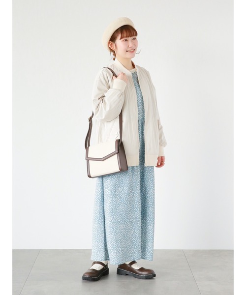 ehka sopo（エヘカソポ）の「リブブルゾン（ブルゾン・レディース・キナリ/カーキ/ベージュ・ﾌﾘ-）」の20枚目の写真