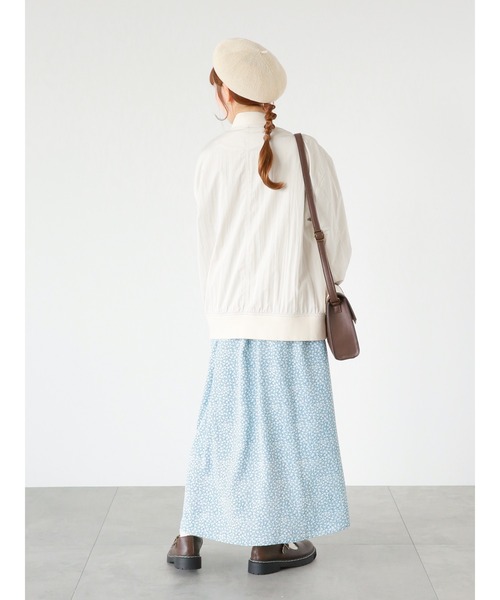 ehka sopo（エヘカソポ）の「リブブルゾン（ブルゾン・レディース・キナリ/カーキ/ベージュ・ﾌﾘ-）」の21枚目の写真