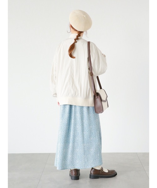 ehka sopo（エヘカソポ）の「リブブルゾン（ブルゾン・レディース・キナリ/カーキ/ベージュ・ﾌﾘ-）」の22枚目の写真