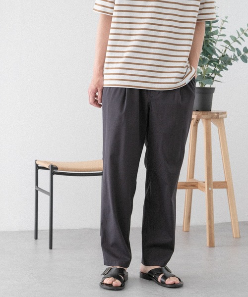 FORK&SPOON（フォークアンドスプーン）の「FORK&SPOON　クールタッチイージーパンツ（その他パンツ・メンズ・ベージュ/スミクロ・3/4/5）」の2枚目の写真