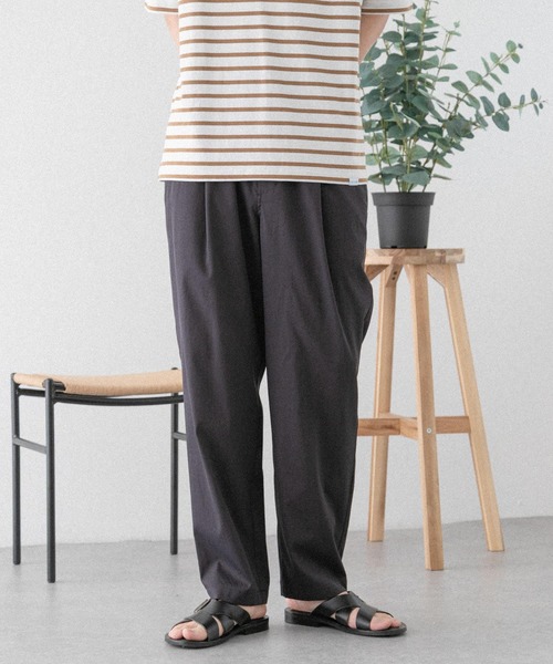 FORK&SPOON（フォークアンドスプーン）の「FORK&SPOON　クールタッチイージーパンツ（その他パンツ・メンズ・ベージュ/スミクロ・3/4/5）」の3枚目の写真