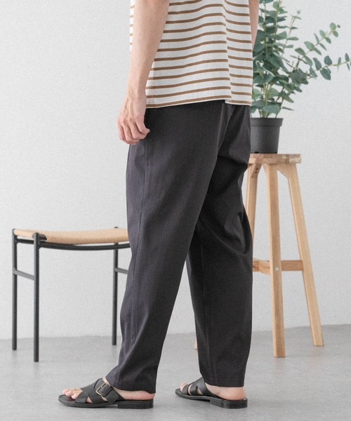 FORK&SPOON（フォークアンドスプーン）の「FORK&SPOON　クールタッチイージーパンツ（その他パンツ・メンズ・ベージュ/スミクロ・3/4/5）」の4枚目の写真