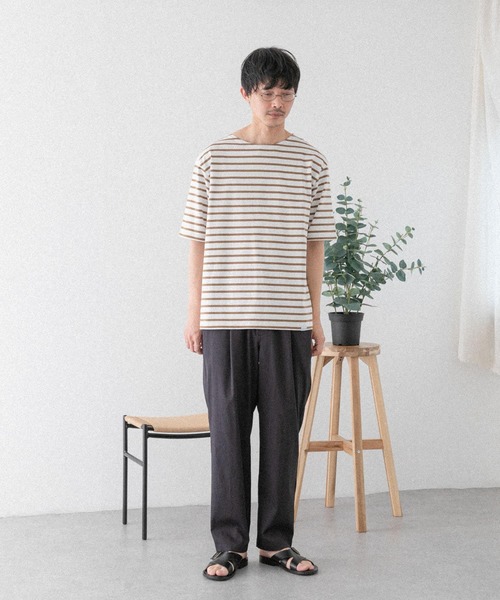 FORK&SPOON（フォークアンドスプーン）の「FORK&SPOON　クールタッチイージーパンツ（その他パンツ・メンズ・ベージュ/スミクロ・3/4/5）」の7枚目の写真